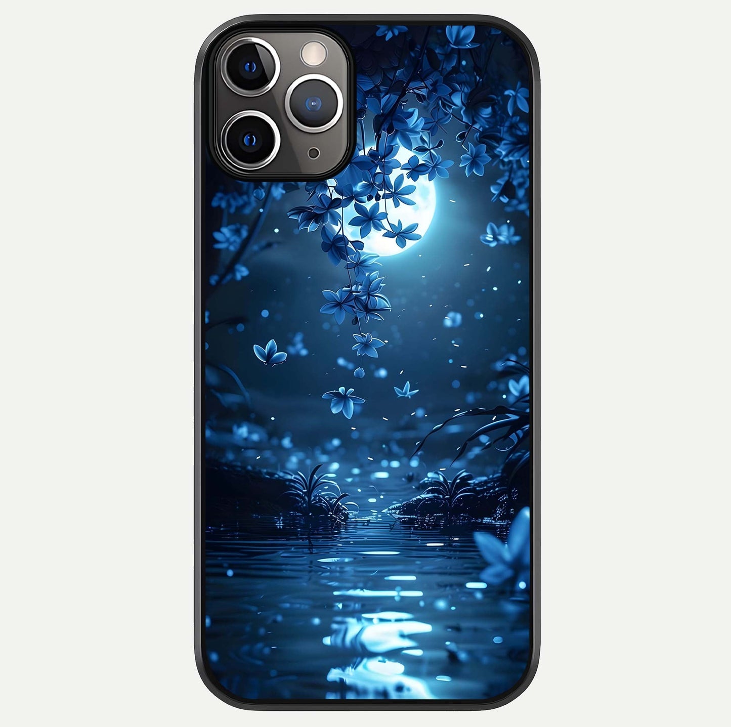 Moonlight Petal Dream Glass Case For iPhone 11 Pro Max by Custom World