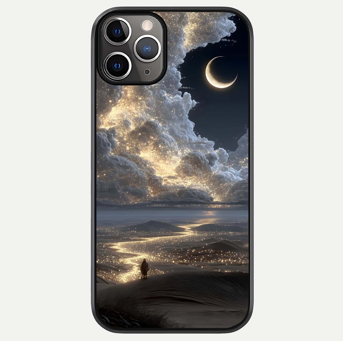 Moonlight Spark Path Glass Case For iPhone 11 Pro Max by Custom World