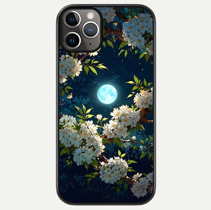 Moonlit Blossom Dream Glass Case For iPhone 11 Pro Max by Custom World