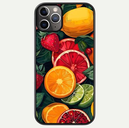 Multiple Fruits Glass Case For iPhone 11 Pro Max by Custom World