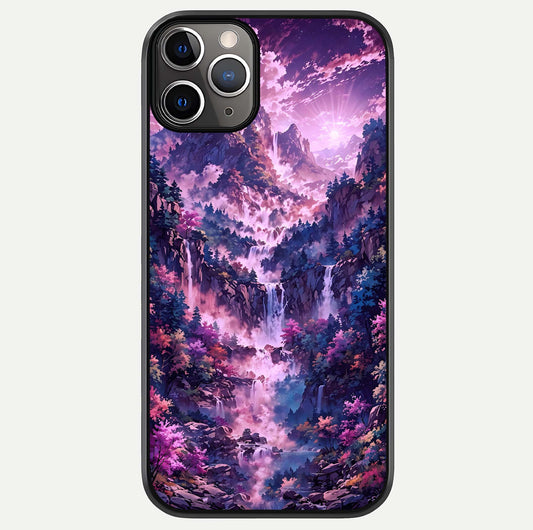 Mystic Cascade Peaks Glass Case For iPhone 11 Pro Max by Custom World