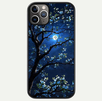 Mystic Floral Night Glass Case For iPhone 11 Pro Max by Custom World