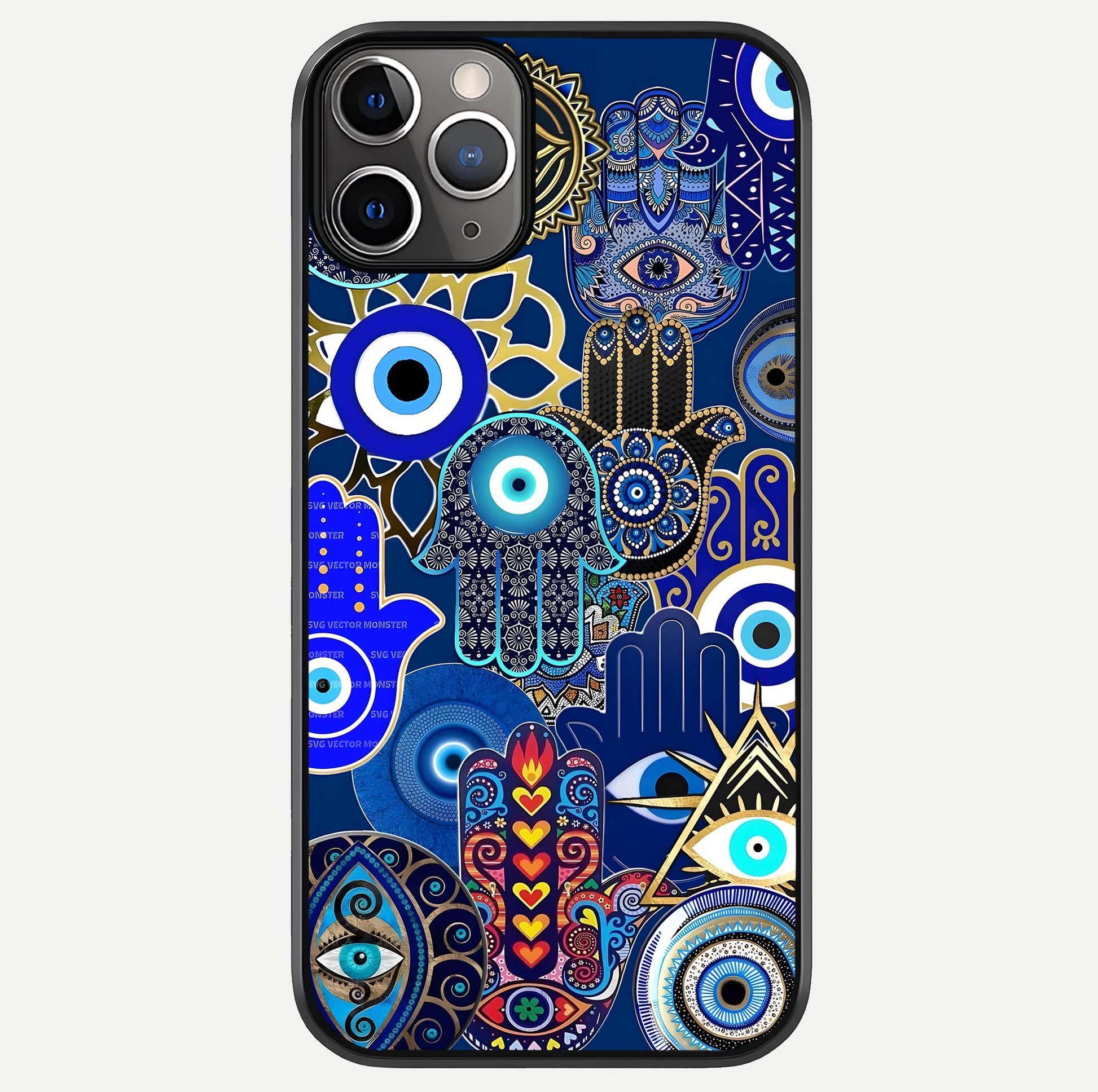 Mystic Palm Guard Glass Case For iPhone 11 Pro Max by Custom World