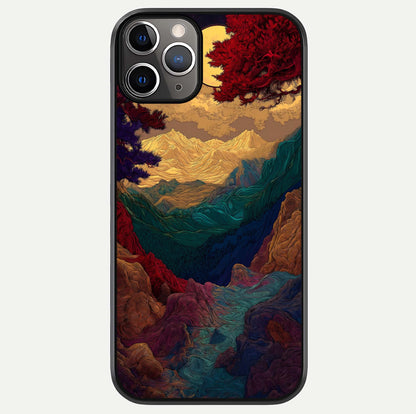 Mystic Valley Light Glass Case For iPhone 11 Pro Max by Custom World