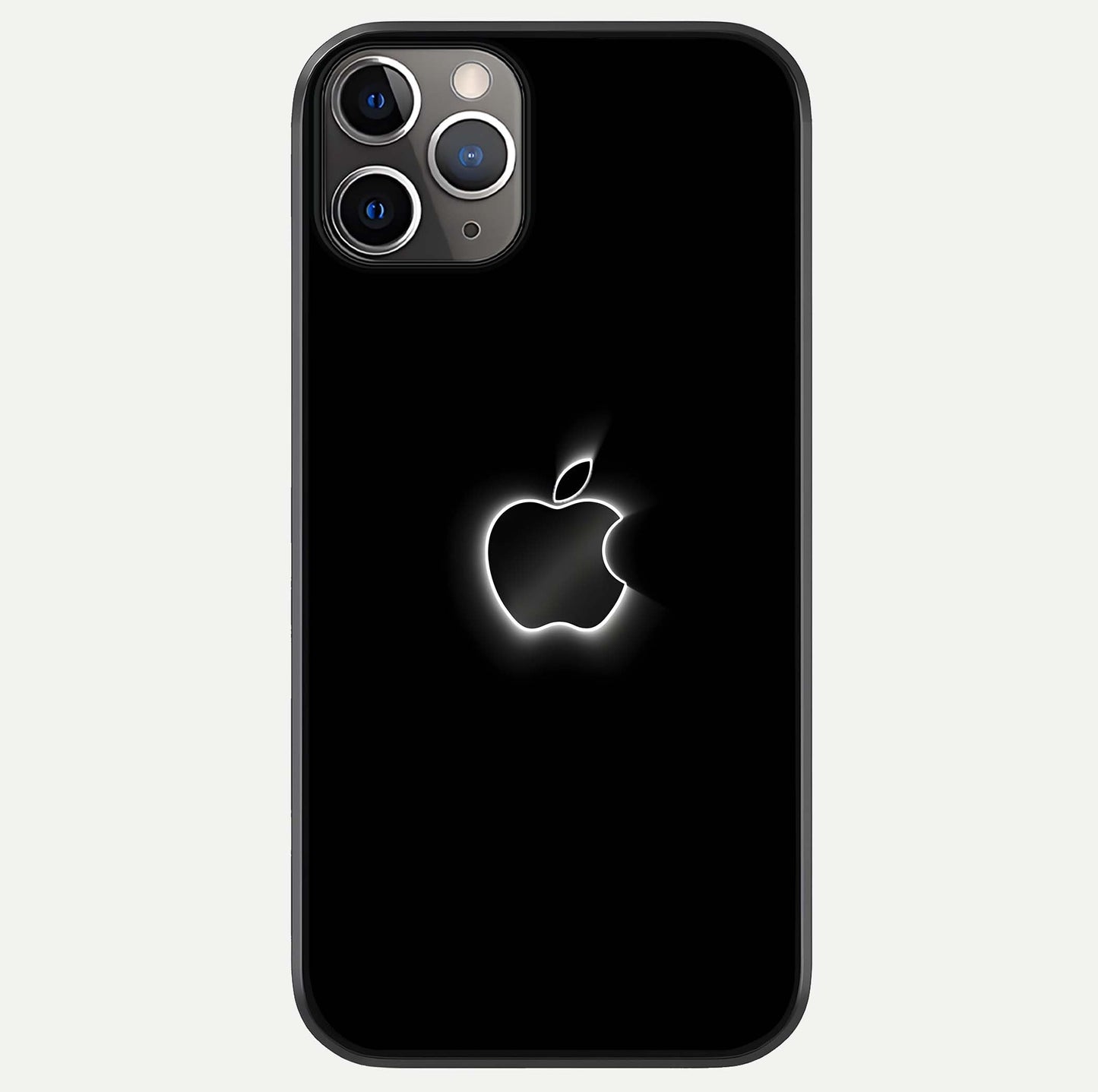 Neon Apple Glow Glass Case For iPhone 11 Pro Max by Custom World