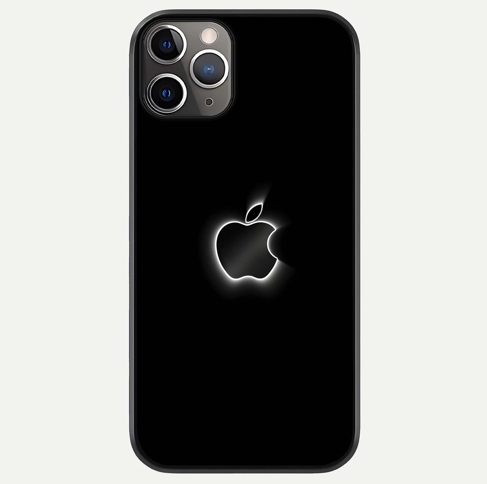 Neon Apple Glow Glass Case For iPhone 11 Pro Max by Custom World