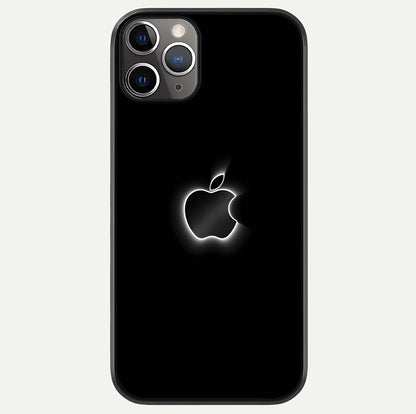 Neon Apple Glow Glass Case For iPhone 11 Pro Max by Custom World