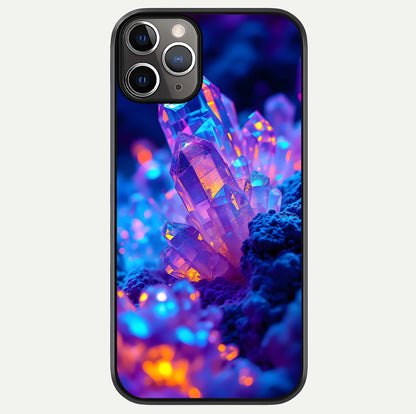 Neon Aura Shards Glass Case For iPhone 11 Pro Max by Custom World