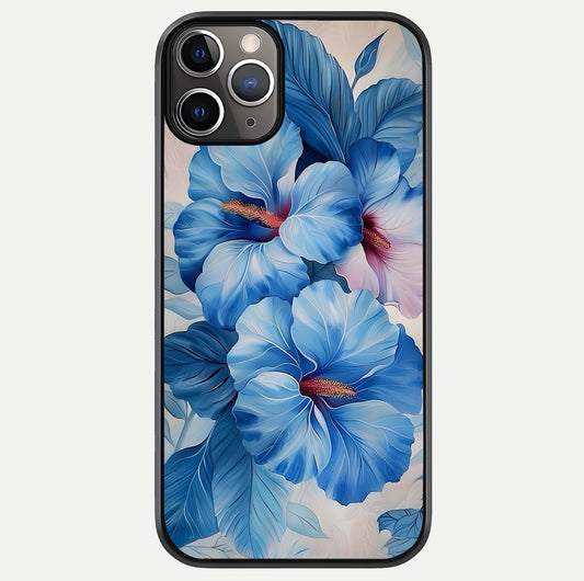 Ocean Hibiscus Grace Glass Case For iPhone 11 Pro Max by Custom World