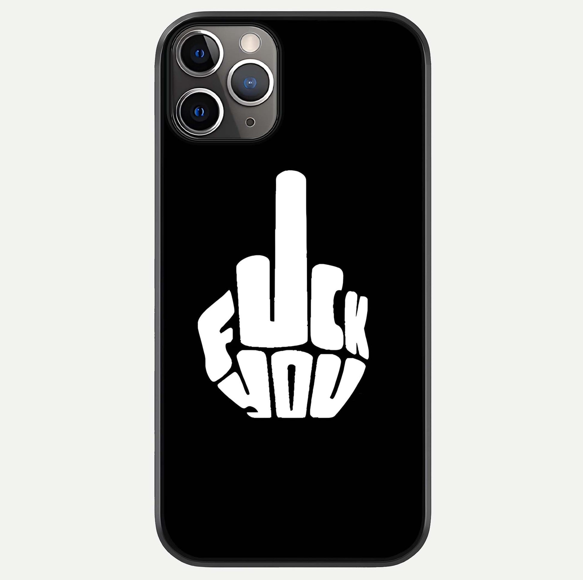 Rebel Mode On Glass Case For iPhone 11 Pro Max by Custom World