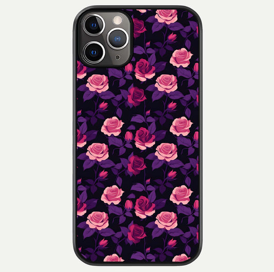Rose Garden Twilight Glass Case For iPhone 11 Pro Max by Custom World