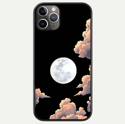 Shade Cloud Moon Glass Case For iPhone 11 Pro Max by Custom World