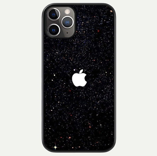 Starry Apple Galaxy Glass Case For iPhone 11 Pro Max by Custom World
