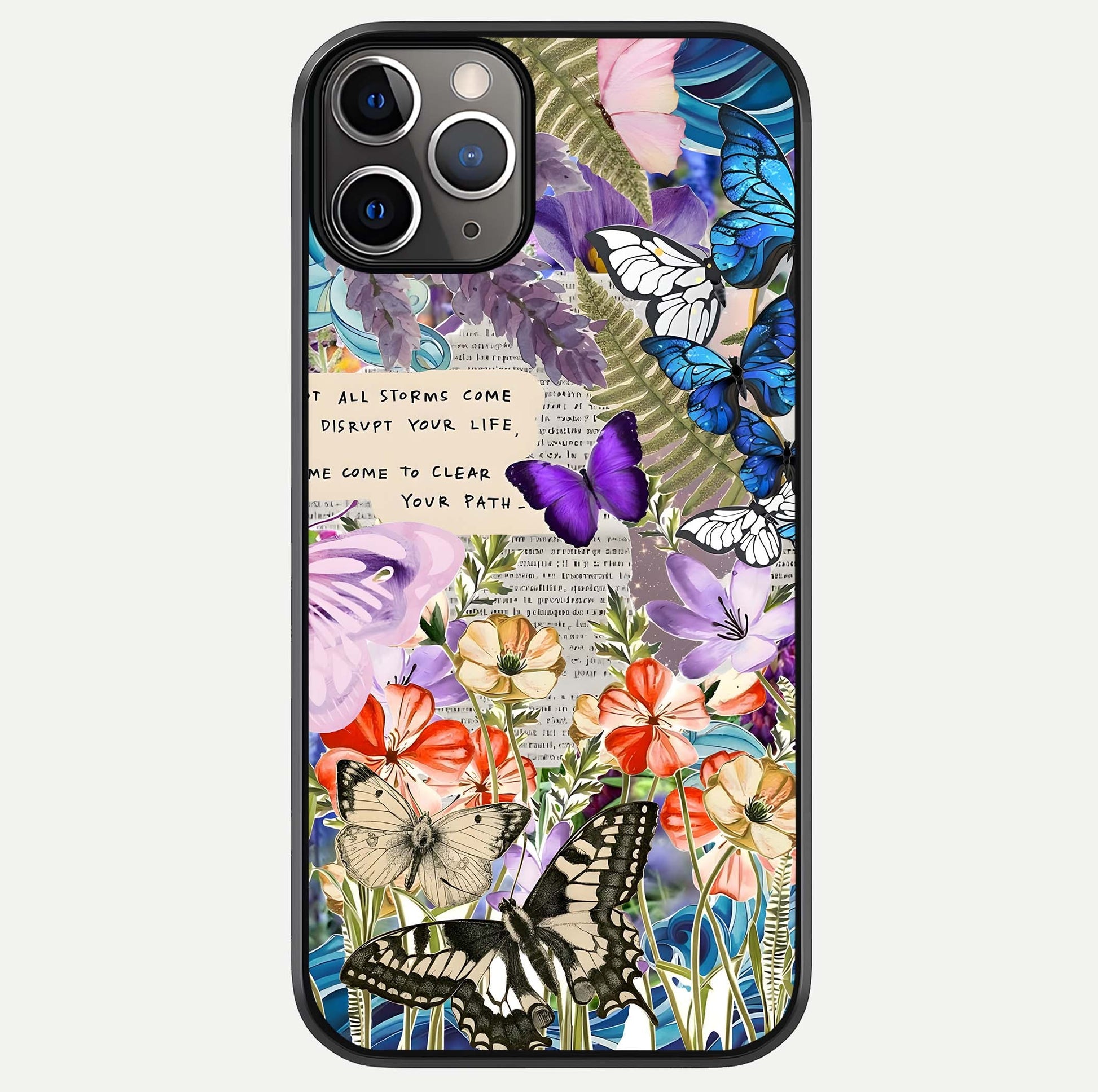 Storm Path Bloom Glass Case For iPhone 11 Pro Max by Custom World