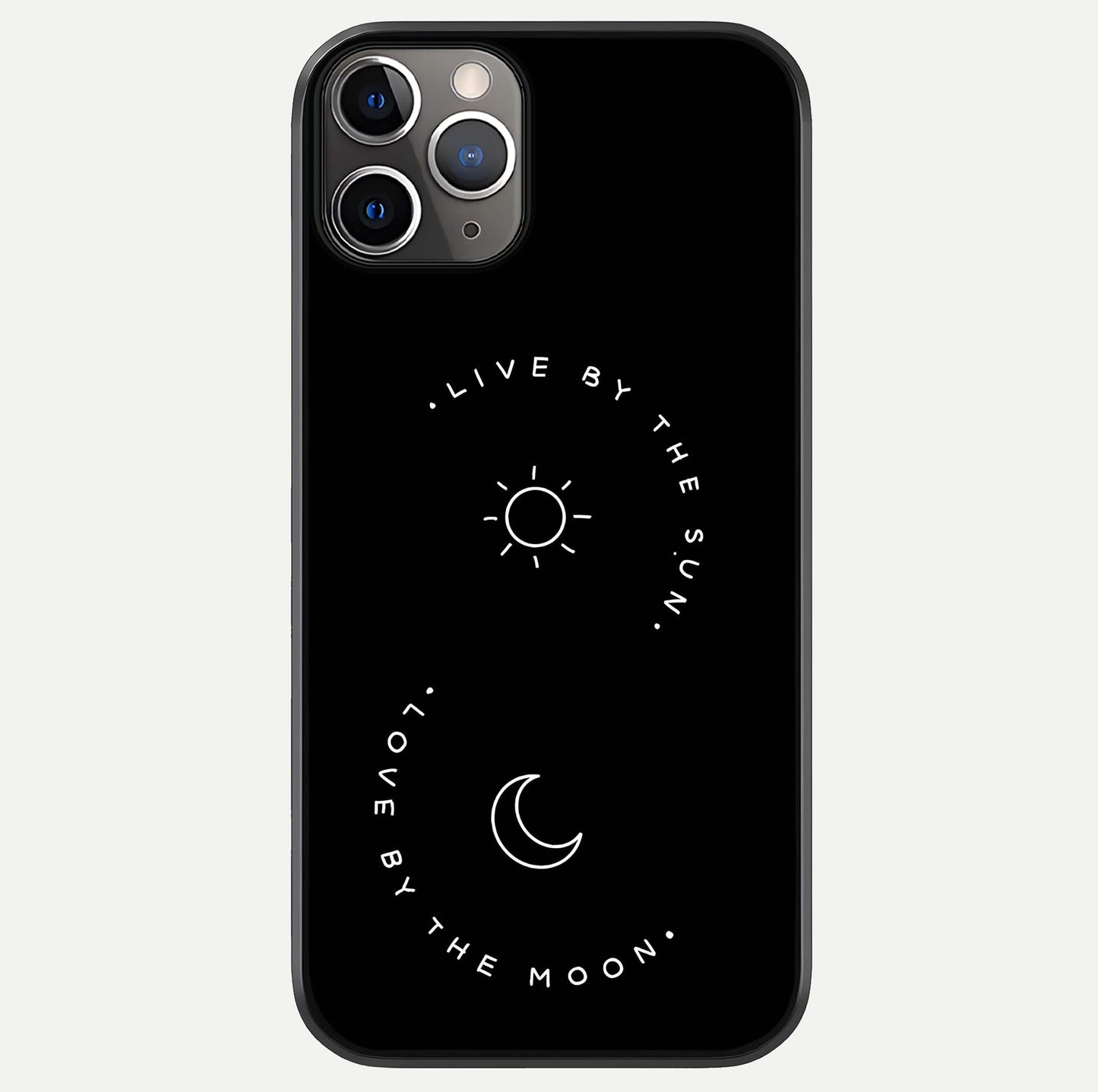 Sun Moon Balance Glass Case For iPhone 11 Pro Max by Custom World