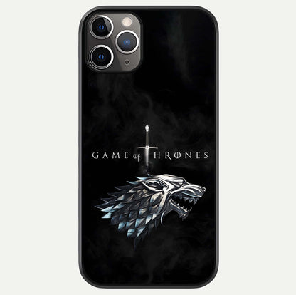 Throne Wolf Legacy Glass Case For iPhone 11 Pro Max by Custom World