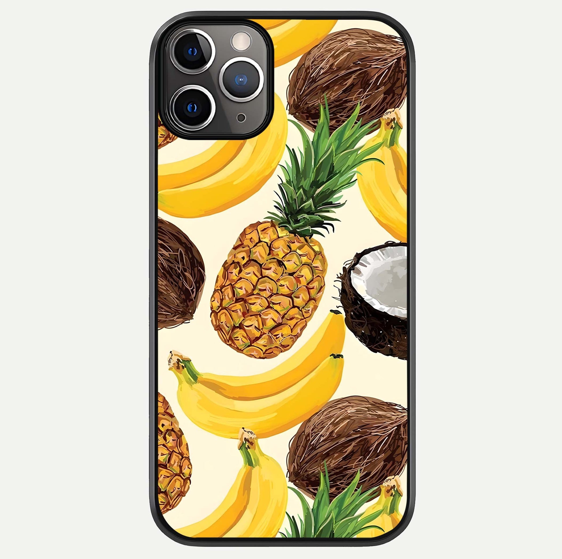 Tropical Fruit Mood Glass Case For iPhone 11 Pro Max by Custom World