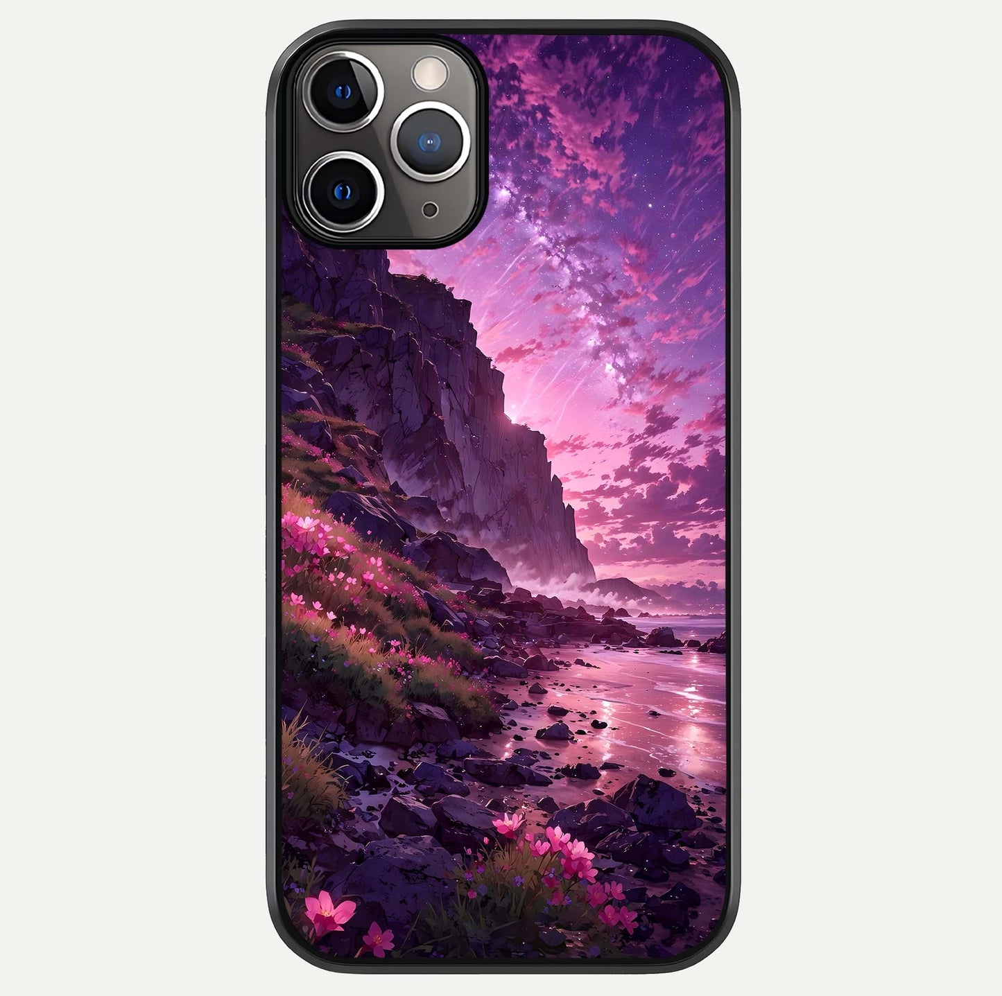 Twilight Blossom Coast Glass Case For iPhone 11 Pro Max by Custom World