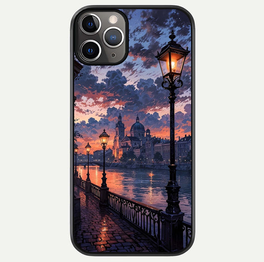Twilight River Lights Glass Case For iPhone 11 Pro Max by Custom World