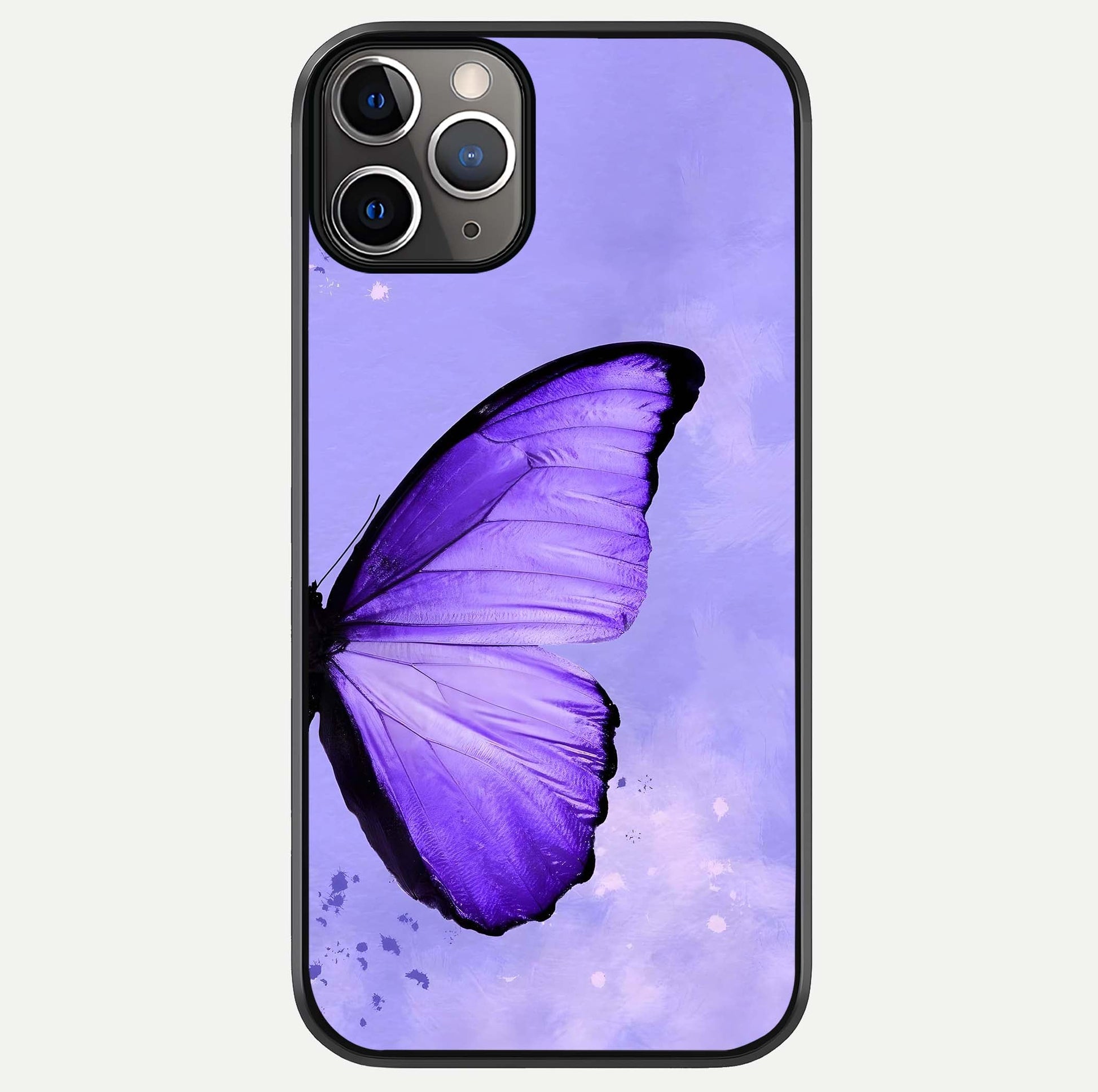 Violet Dream Wing Glass Case For iPhone 11 Pro Max by Custom World