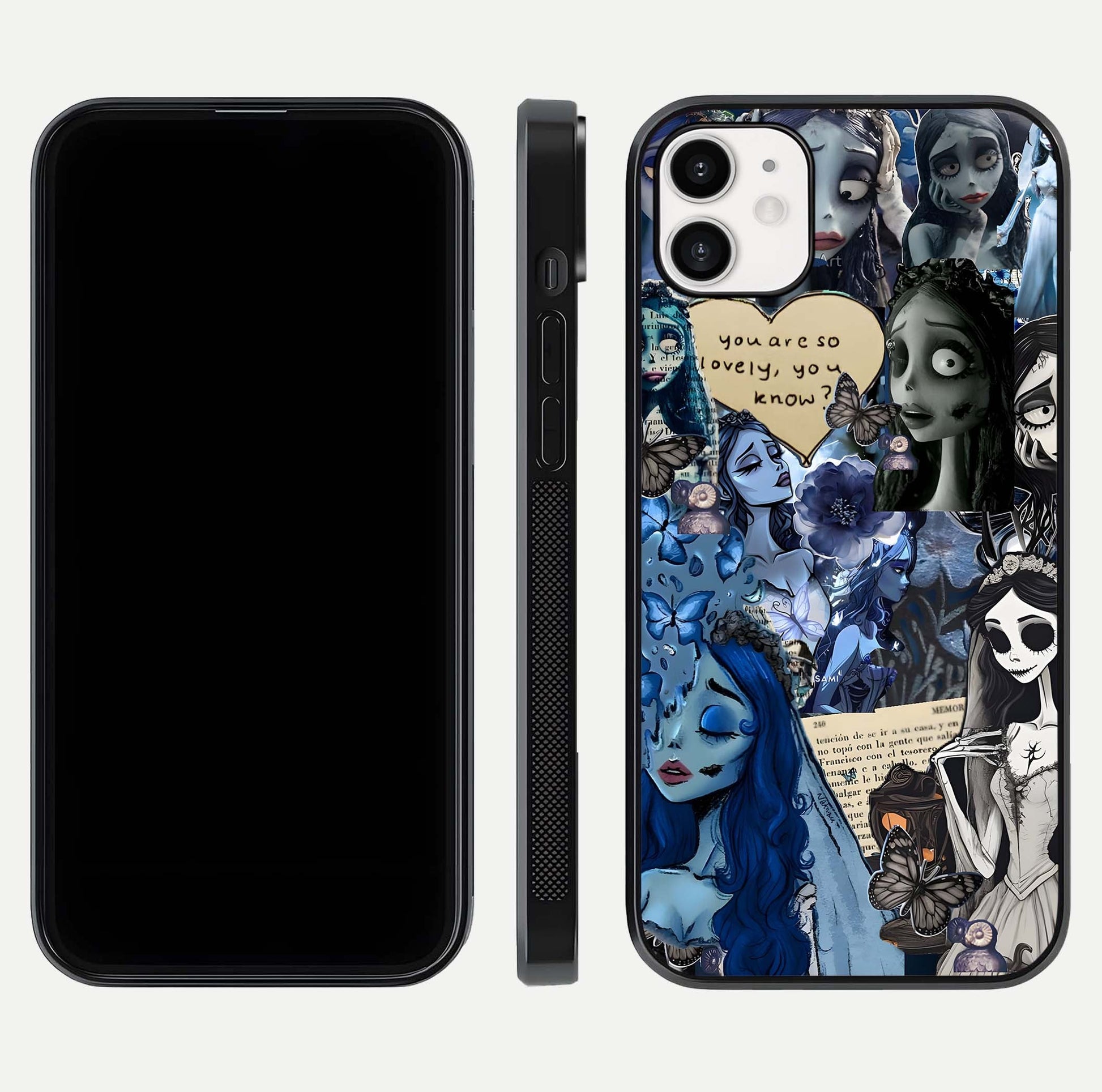 Corpse Bride Posters Glass Case for iphone-12 dual-view layout displaying cinematic tones and HD finish