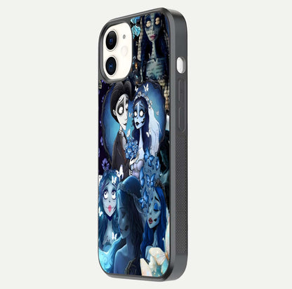 Butterfly Ghost Soul Glass Case for iphone-12 side-angle image capturing edge light and deep design tones