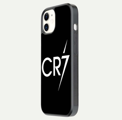CR7 Elite Strike Glass Case for iphone-12 side-angle image showing polished edges and vibrant design