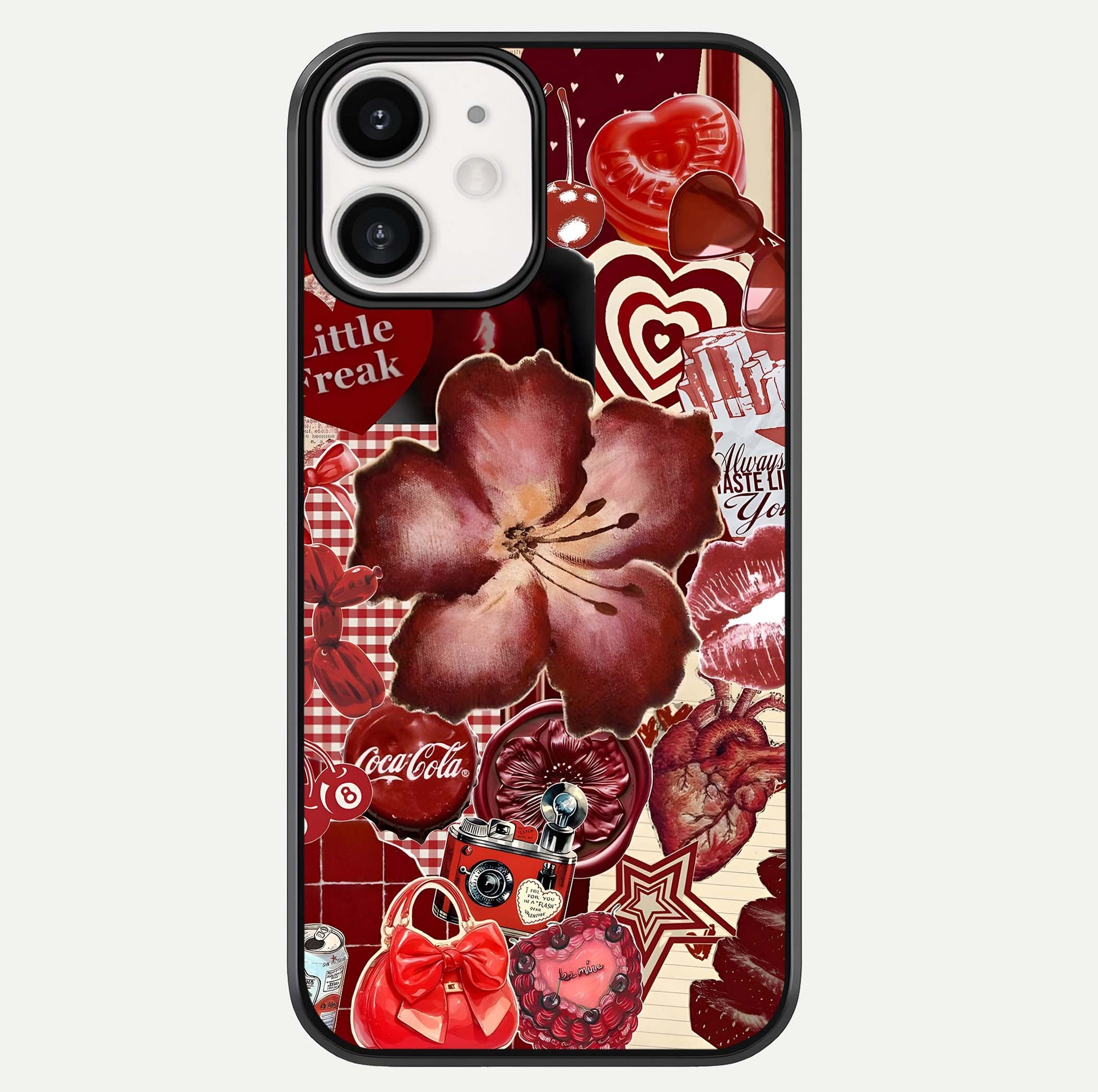 Aesthetic Little Freak Glass Case For iPhone 16 Pro by Custom World
