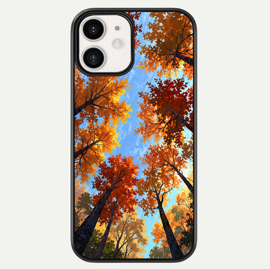 Autumn Sky Rise Glass Case For iPhone 16 Pro by Custom World