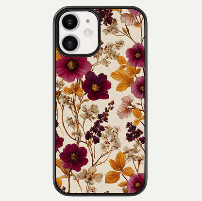 Autumn Wine Bloom Glass Case For iphone-12 by Custom World