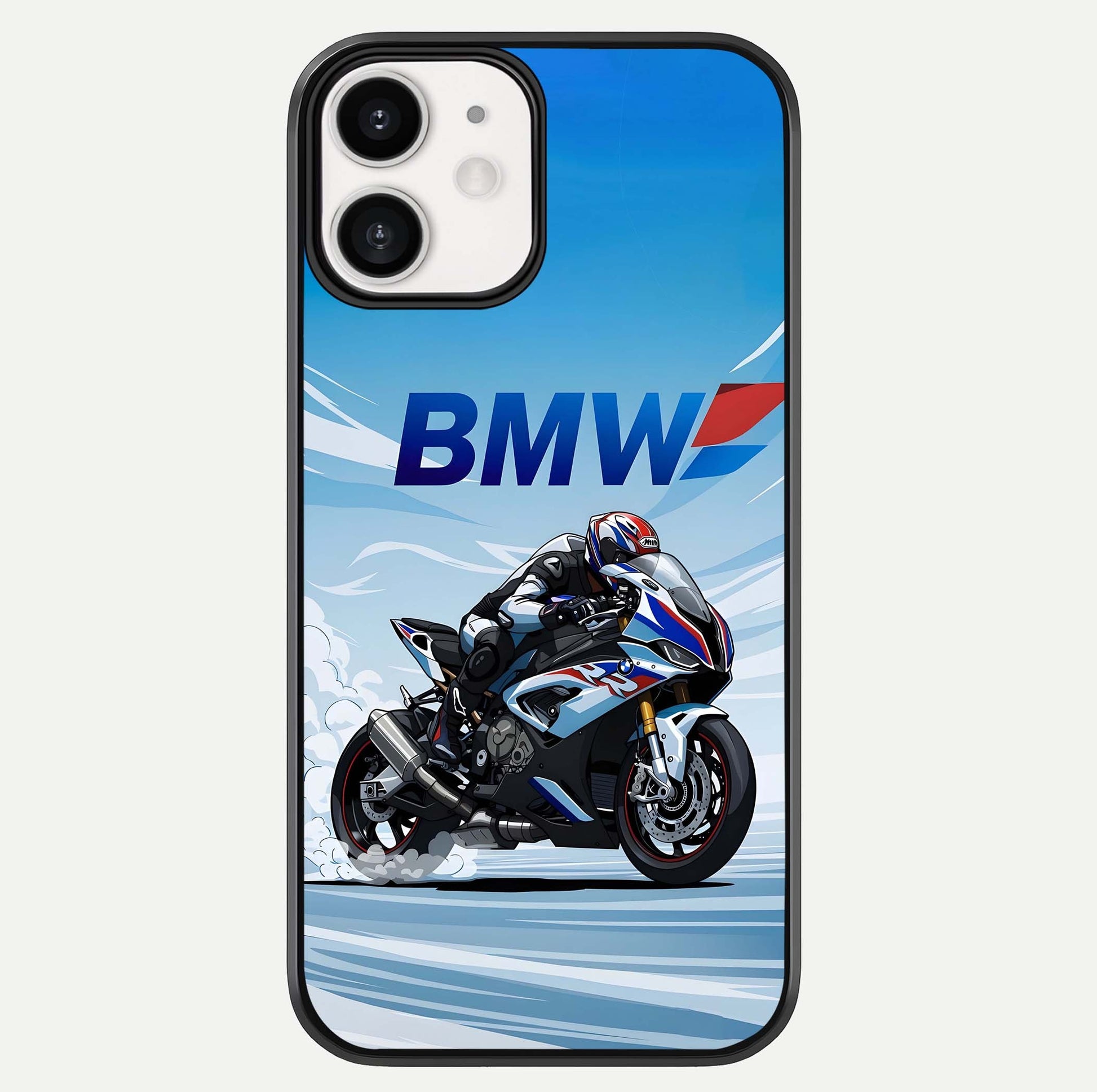 BMW Power Drift Glass Case For iphone-12 by Custom World
