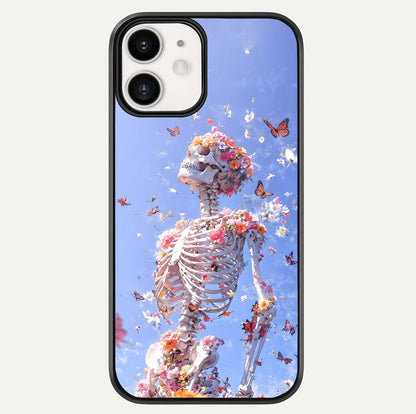 Bloom Beyond Bones Glass Case For iPhone 16 Pro by Custom World