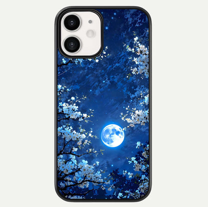 Blossom Moonlight Sky Glass Case For iphone-12 by Custom World