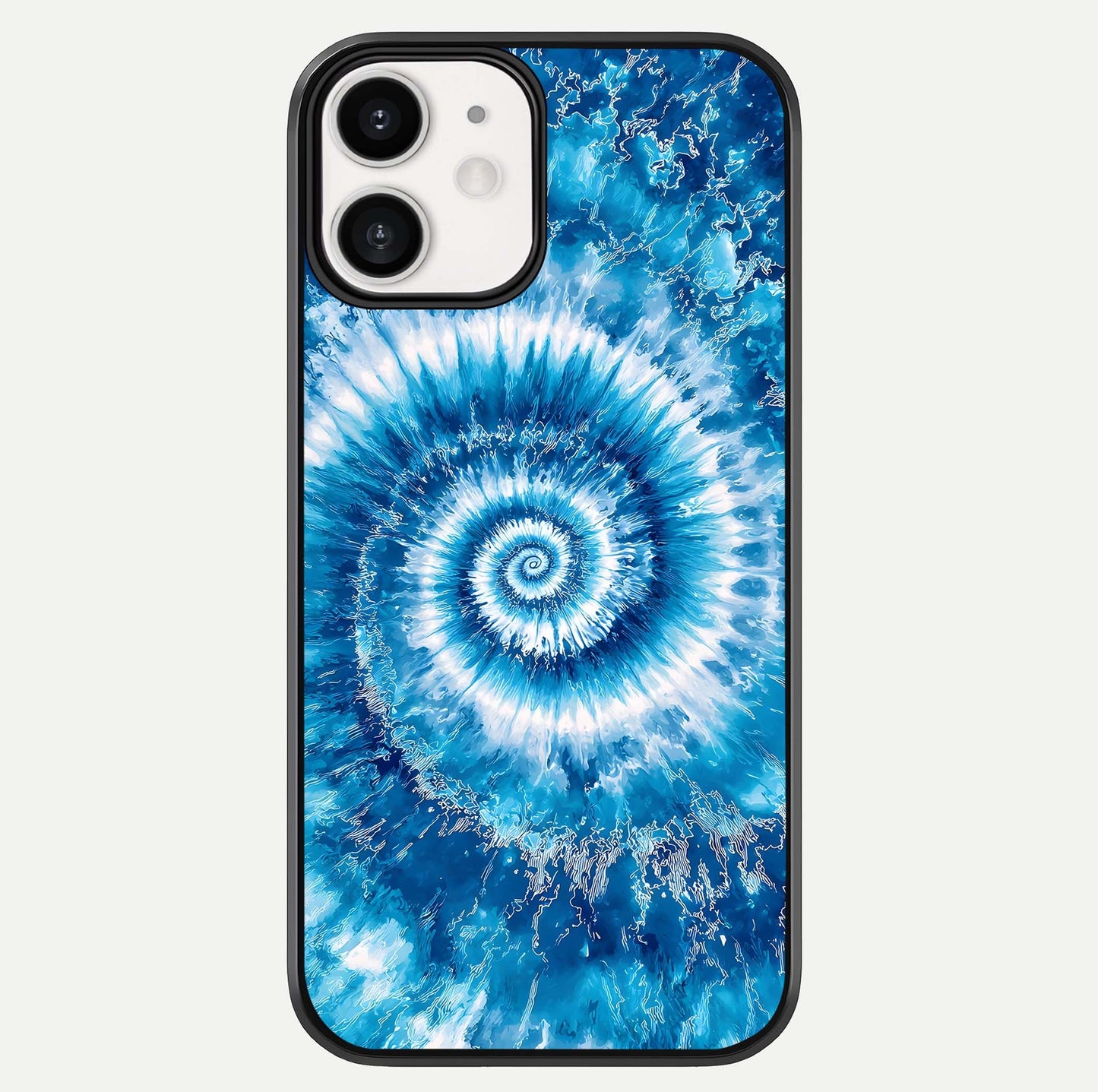 Blue Galaxy Wave Glass Case For iphone-12 by Custom World