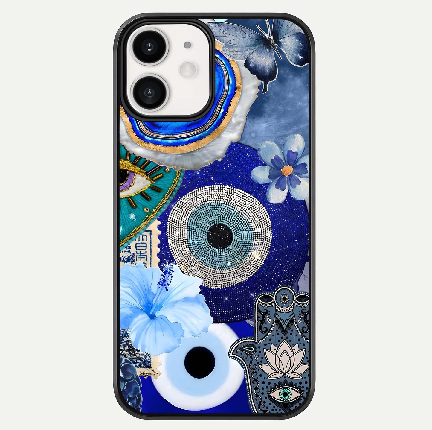 Celestial Celestial Blue Vision Glass Case For iphone-12 by Custom World