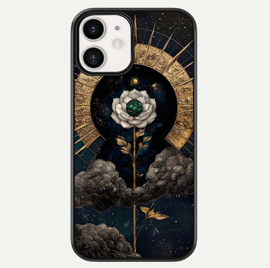 Celestial Lotus Morang Glass Case For iphone-12 by Custom World