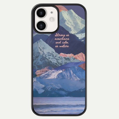 Celestial Mountain Calm Glass Case For iphone-12 by Custom World