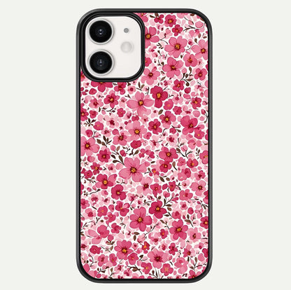 Cherry Blossom Charm Glass Case For iphone-12 by Custom World