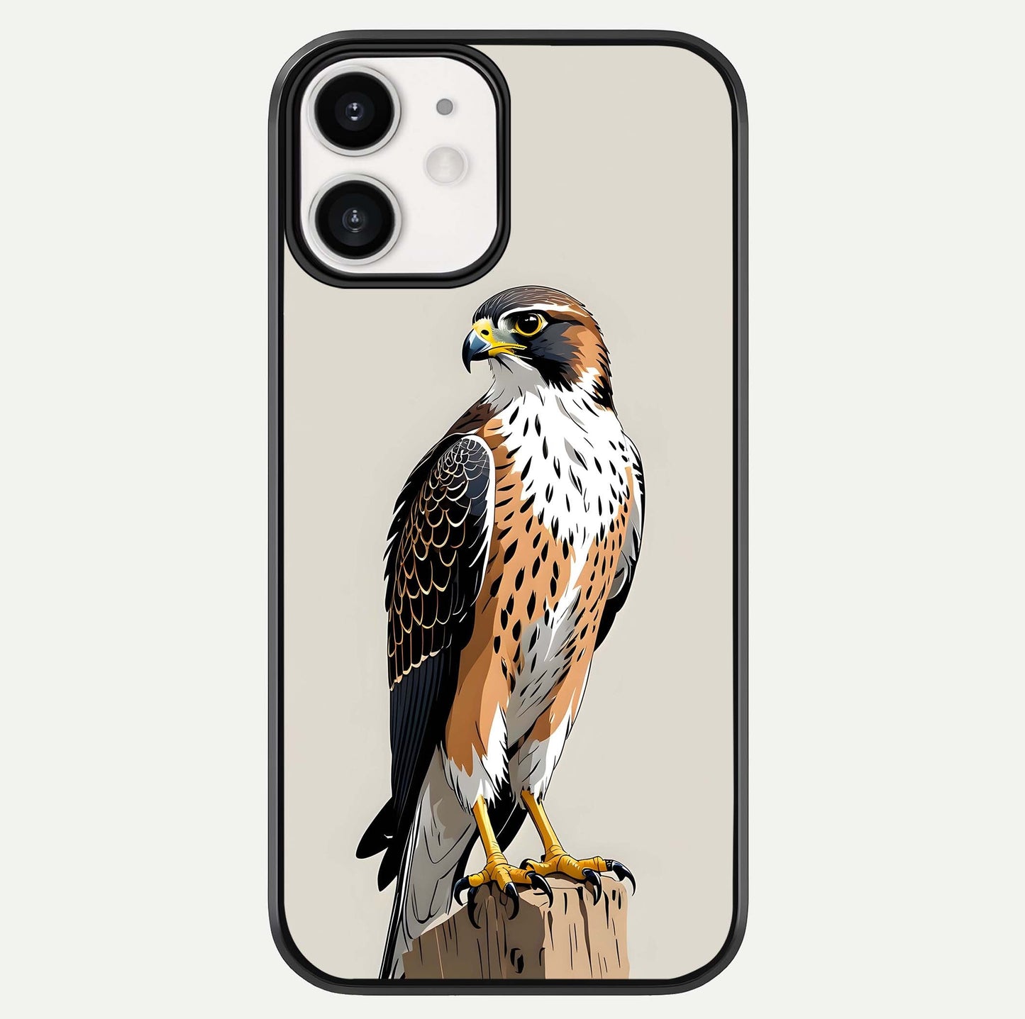 Clever Eagle Glass Case For iphone-12 by Custom World