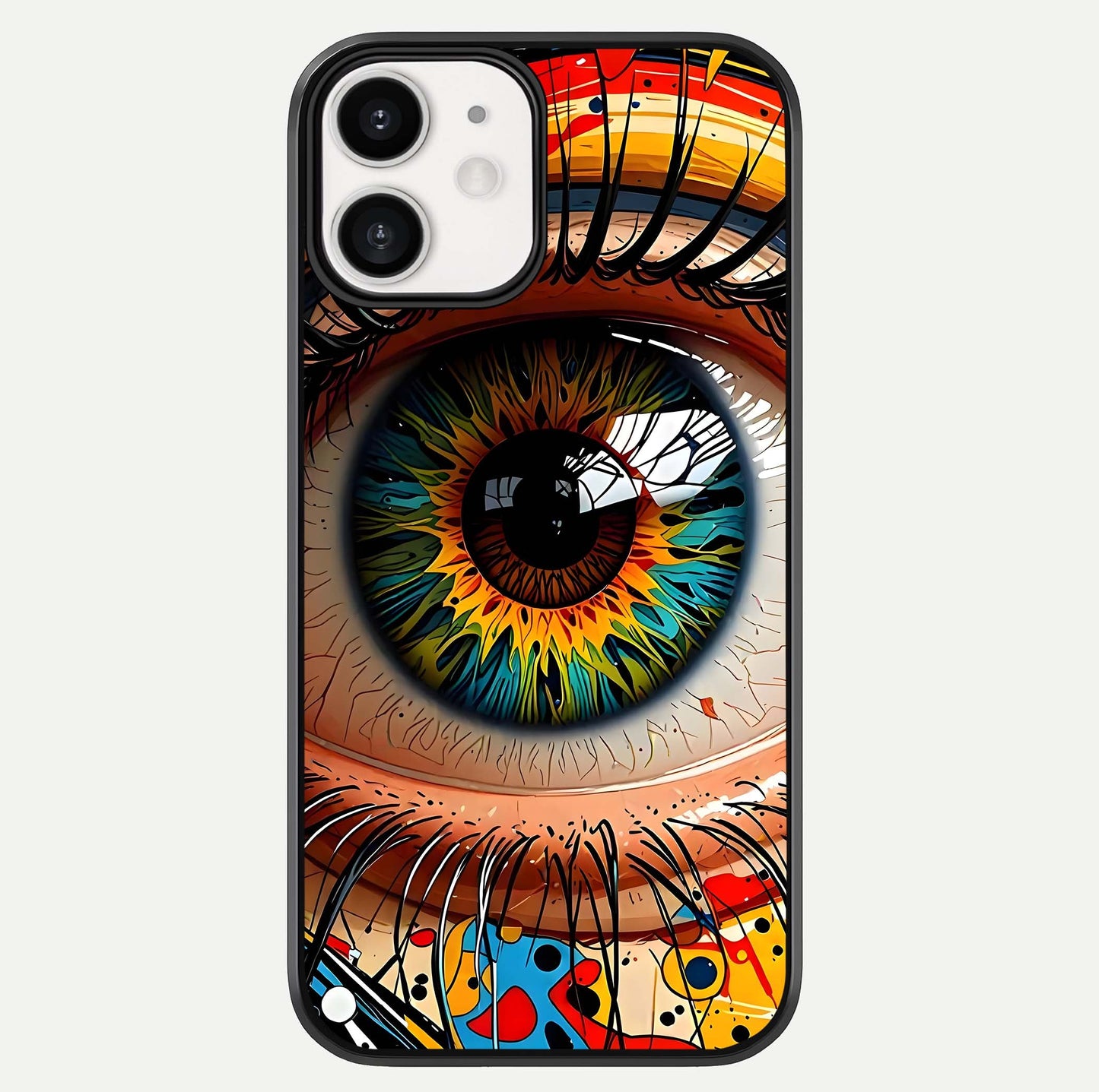 Colorful Eye Glass Case For iphone-12 by Custom World