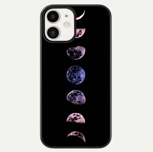 Crimson All Planets Glass Case For iphone-12 by Custom World