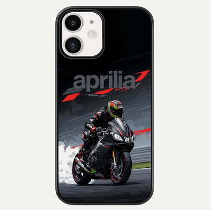 Dark Aprilla Glass Case For iphone-12 by Custom World