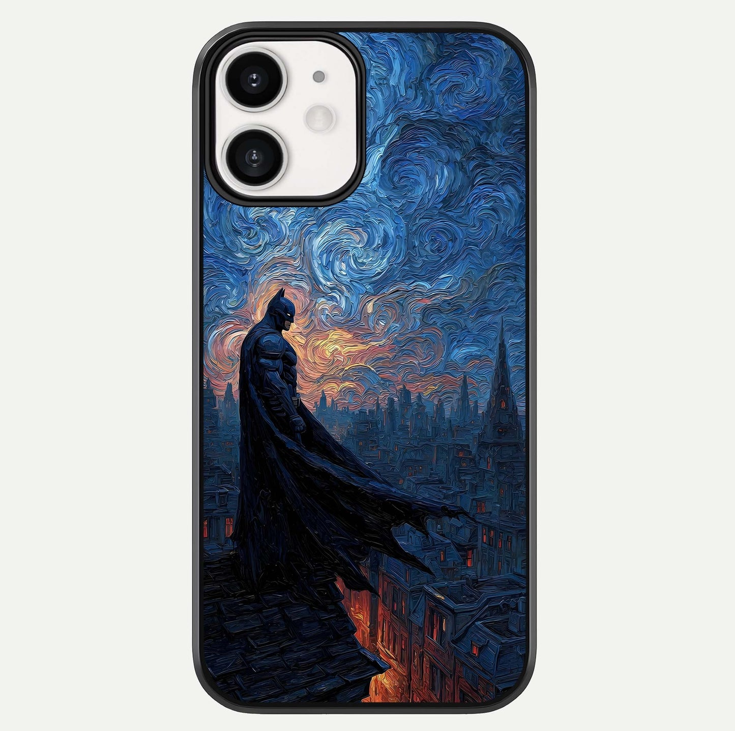 Dark Knight Dusk Glass Case For iphone-12 by Custom World