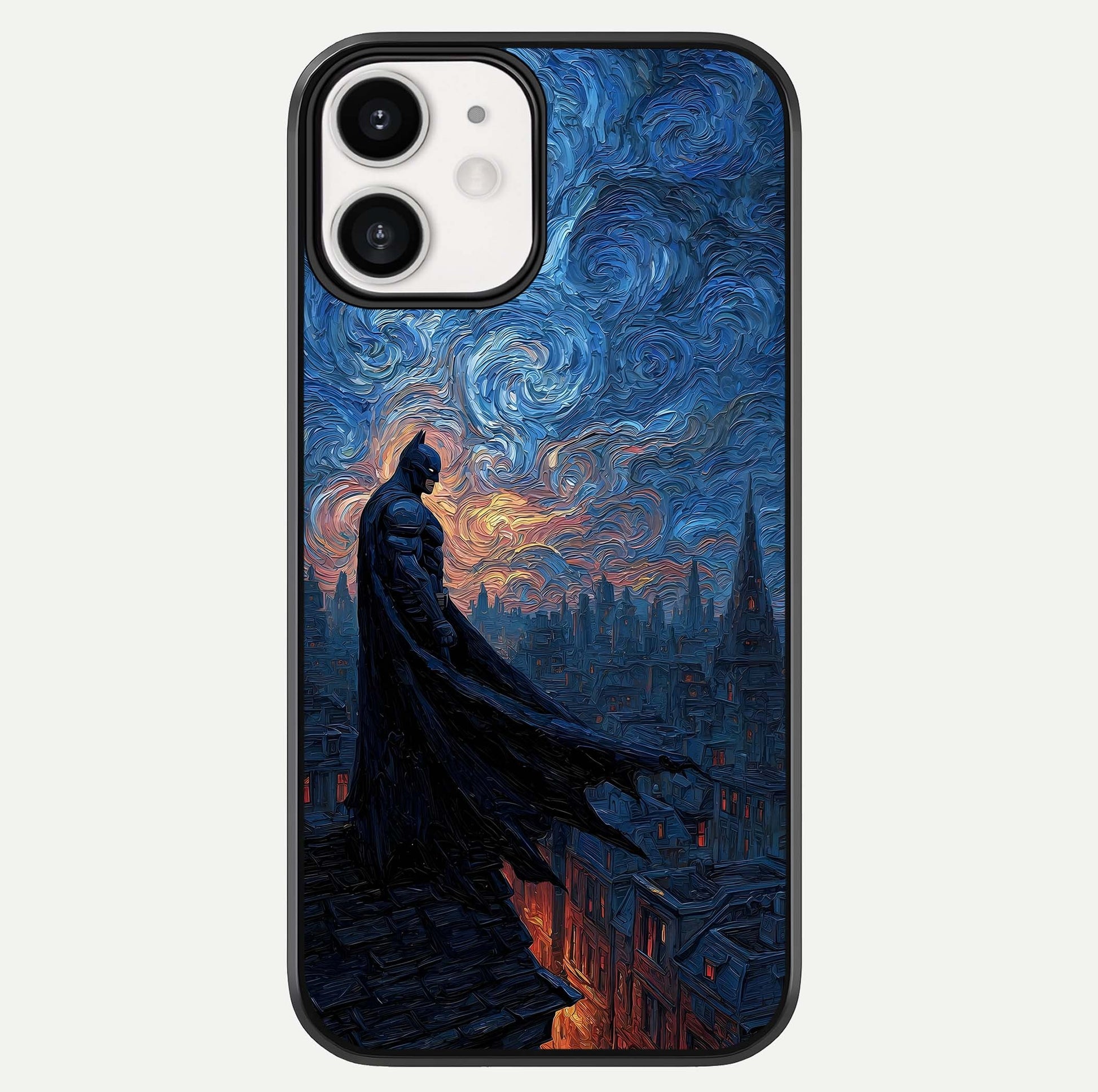 Dark Knight Dusk Glass Case For iphone-12 by Custom World