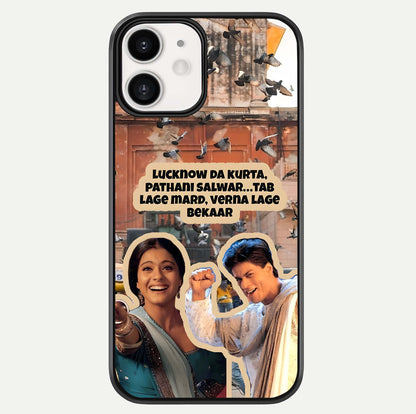 Desi Retro Vibes Glass Case For iphone-12 by Custom World