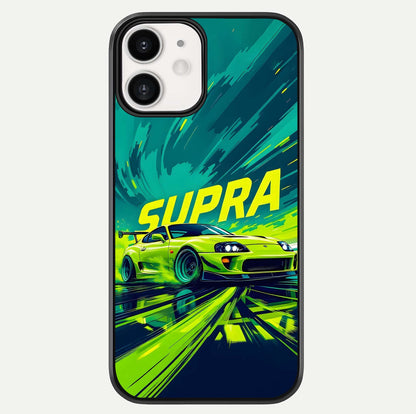 Electric Supra Thunder Glass Case For iphone-12 by Custom World