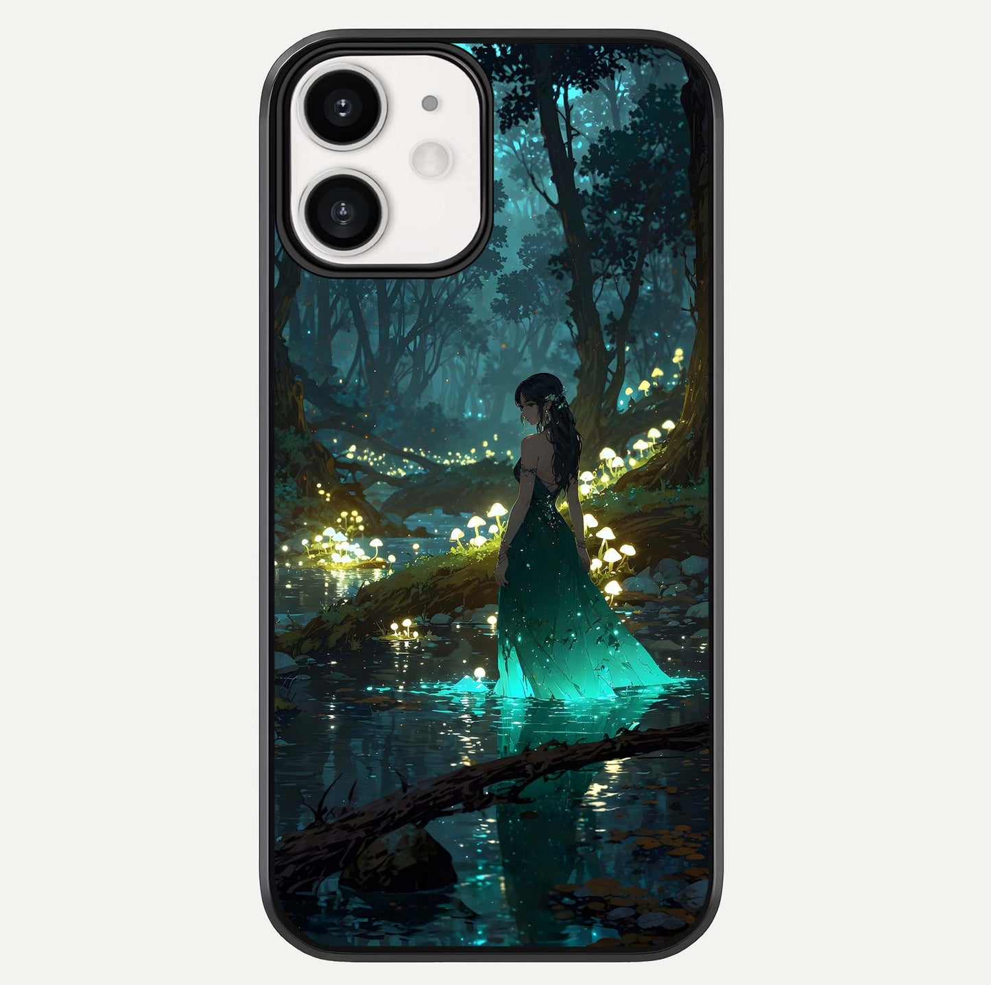 Enchanted Forest Glow Glass Case For iphone-12 by Custom World
