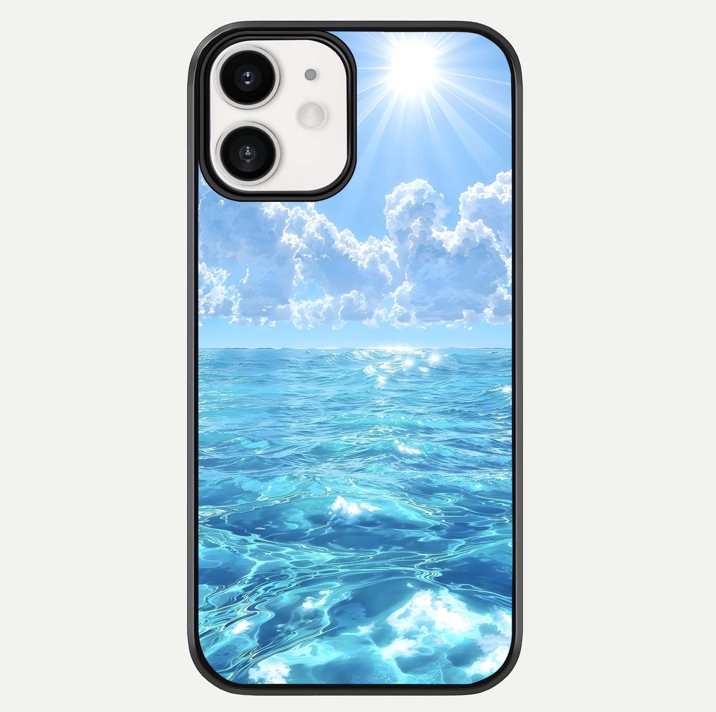 Endless Ocean Horizon Glass Case For iphone-12 by Custom World