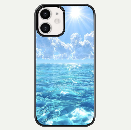 Endless Ocean Horizon Glass Case For iphone-12 by Custom World