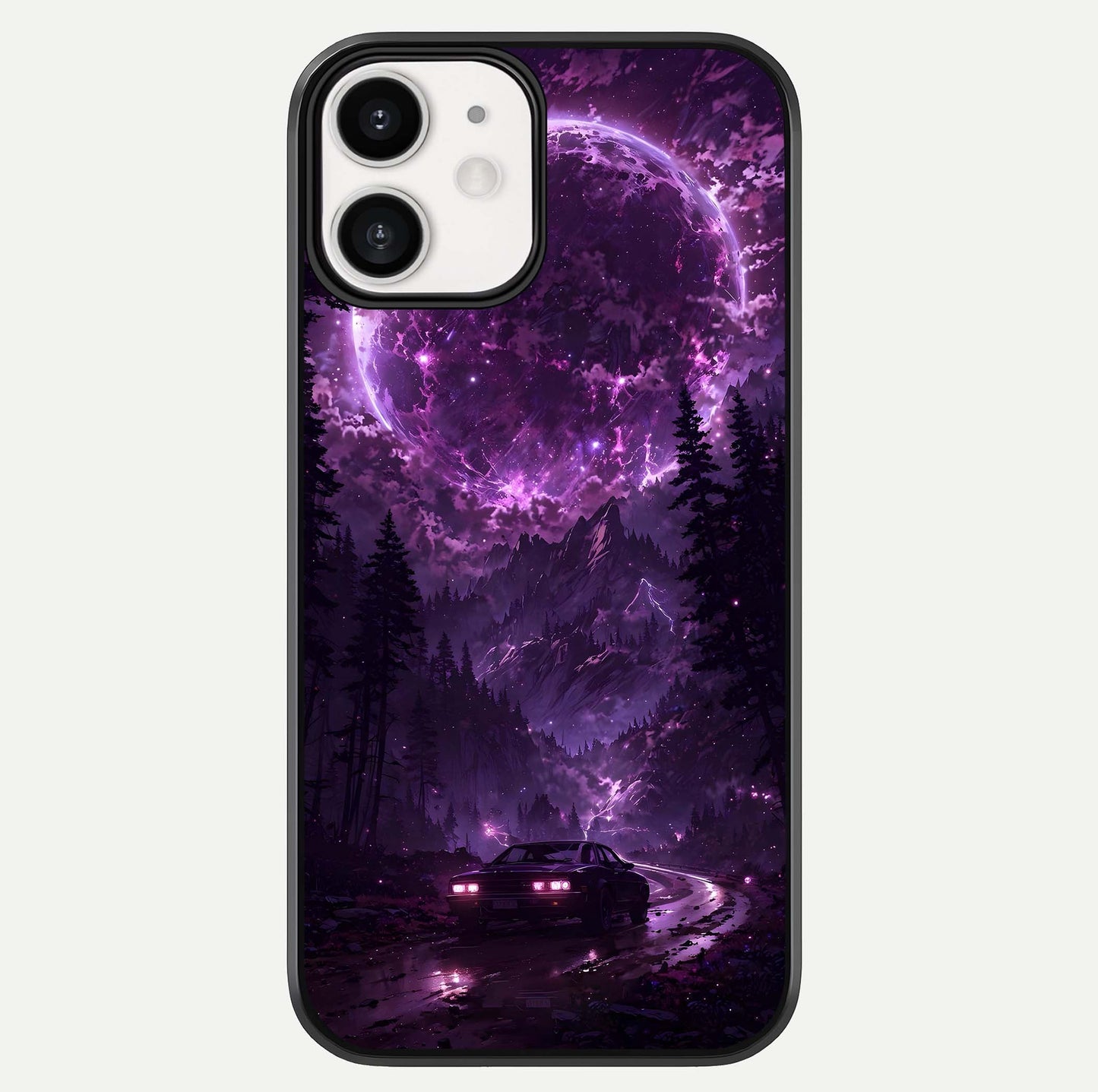 Eternal Cosmic Drive Glass Case For iphone-12 by Custom World